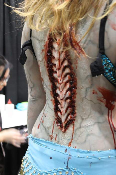 RushBlush character and SFX makeup