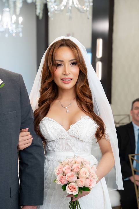 Down the aisle