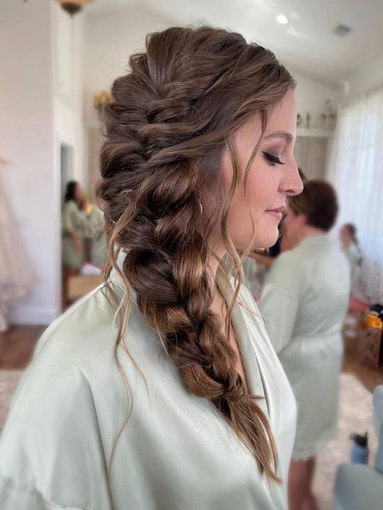 Bridal side braid
