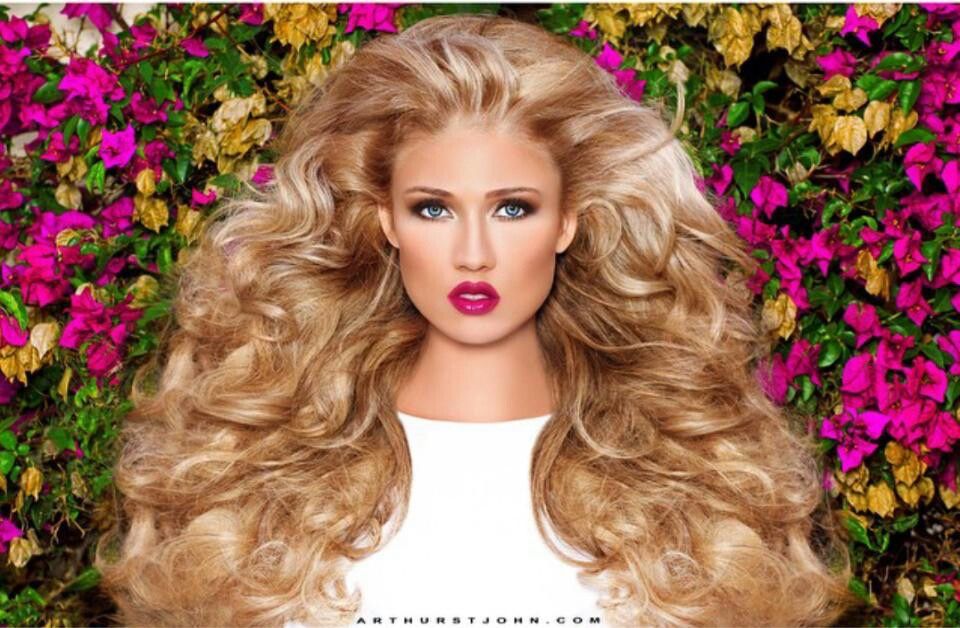 RushBlush editorial hair and makeup look