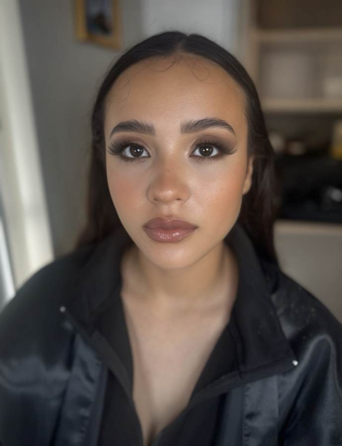 Everyday client, bridal party glam